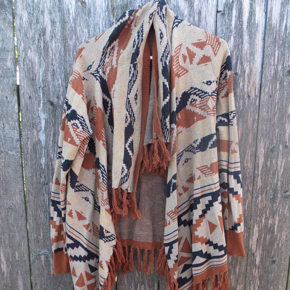Tasha Polizzi Ventura Poncho | Blanket Cardigan | Size Small